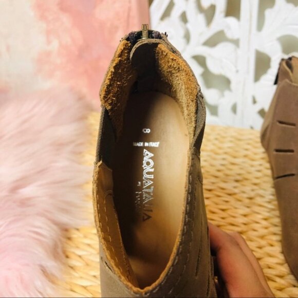 NWOT Aquatalia Freida Sport Calf Ankle Boots 8 - Picture 6 of 8